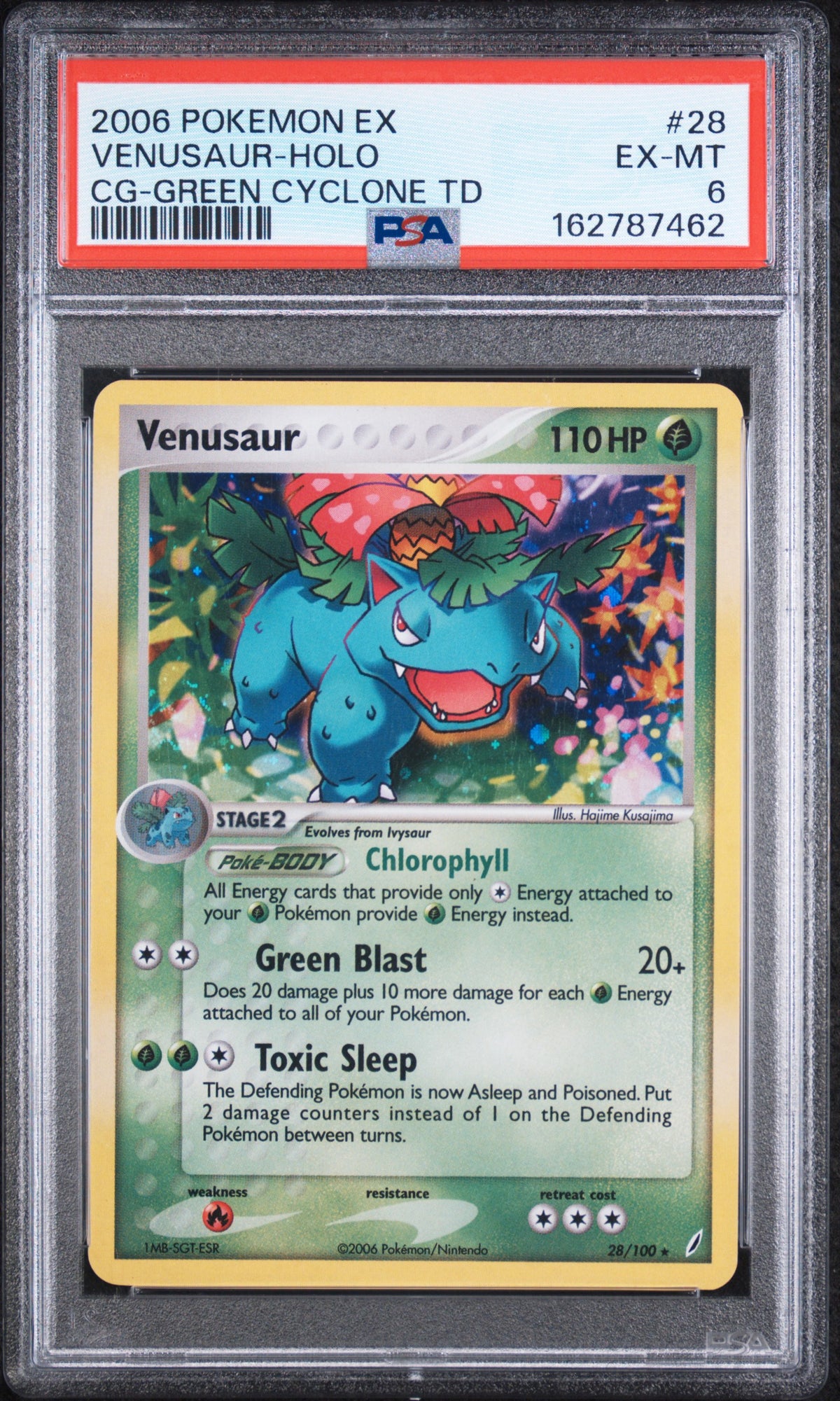Venusaur [Holo] - Pokemon Crystal Guardians #28 PSA 6