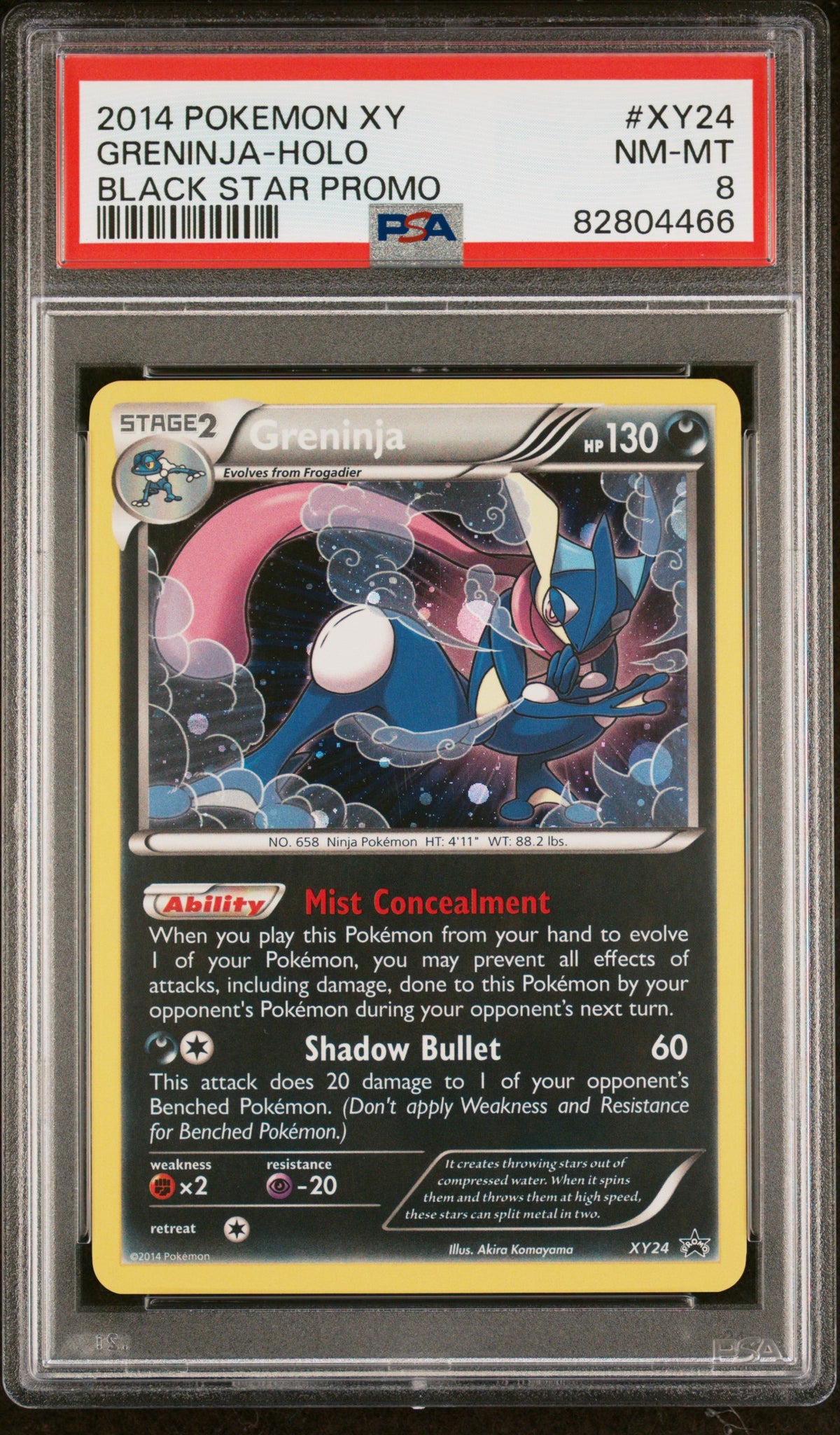 Greninja - Pokemon XY Promos #XY24 PSA 8
