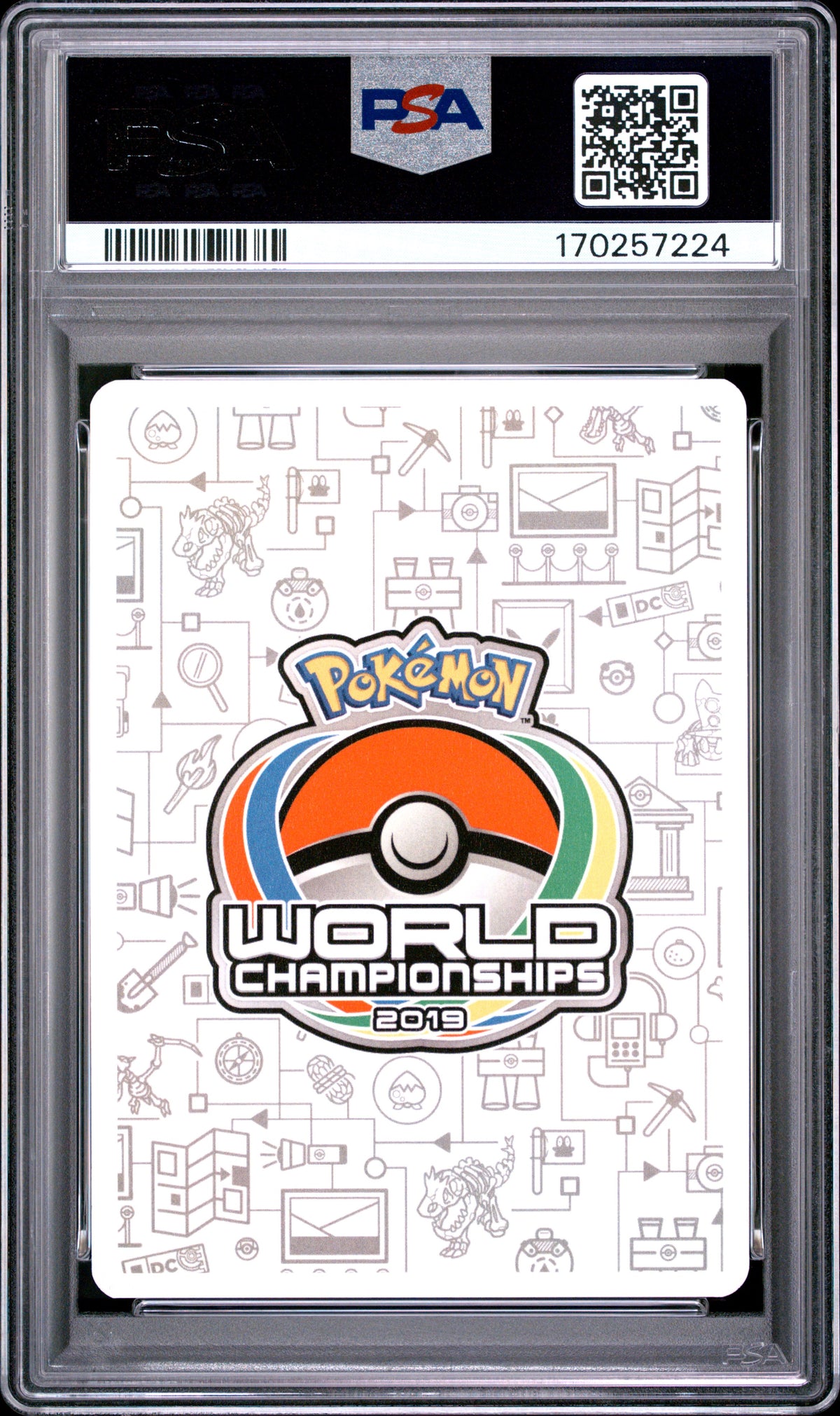 PIKACHU & ZEKROM GX - Pokemon 2019 World Championships Deck: Pikarom Judge #33 PSA 10