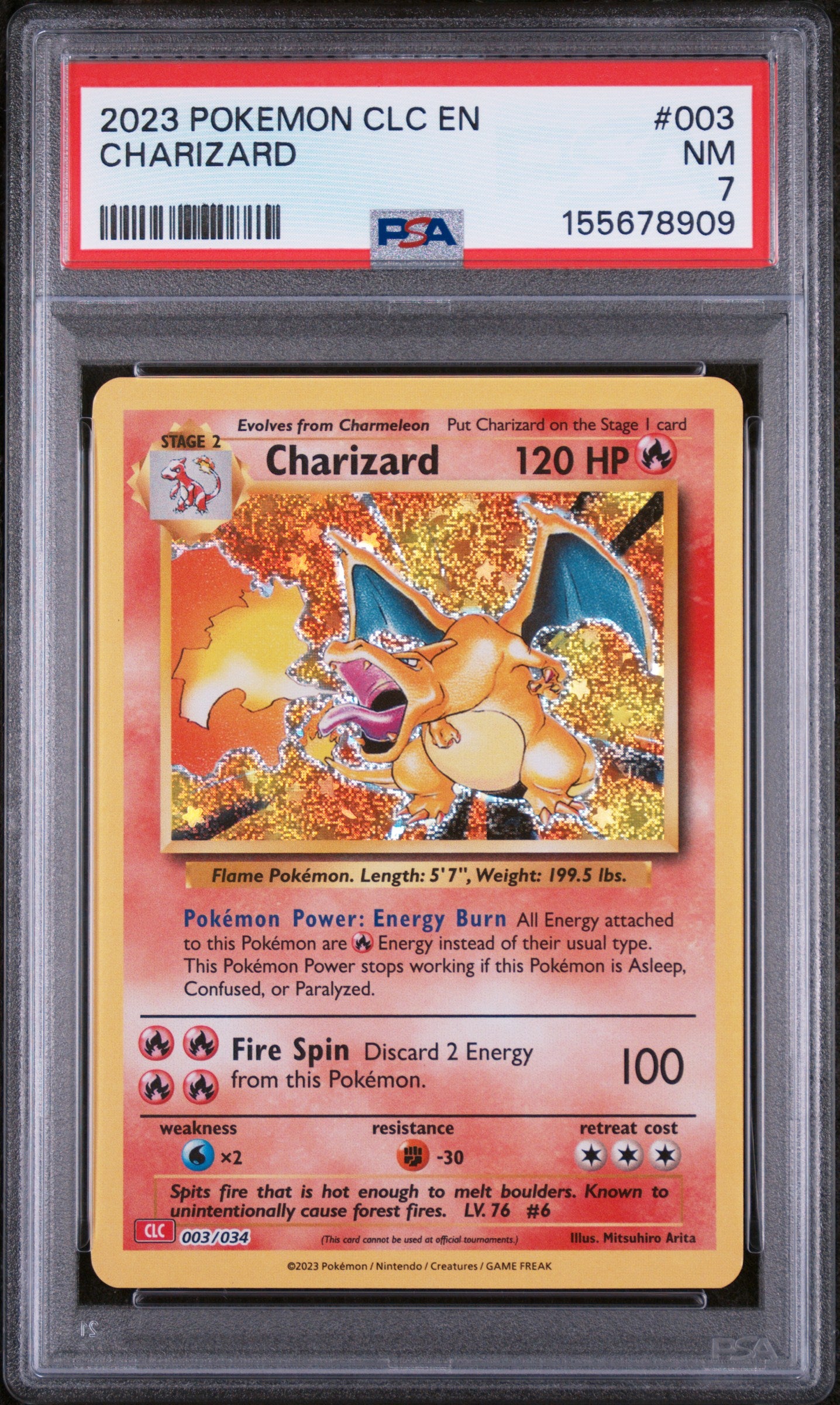 Charizard - Pokemon TCG Classic: Charizard Deck #3 PSA 7