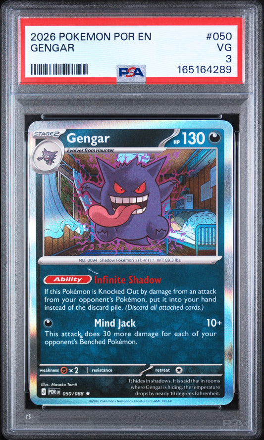 Gengar - Pokemon Perfect Order #50 PSA 3