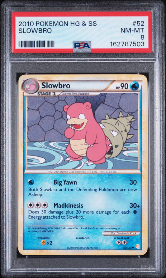 Slowbro - Pokemon HeartGold & SoulSilver #52 PSA 8