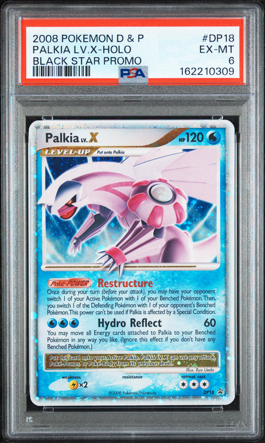 Palkia Lv.x - Pokemon Diamond & Pearl Black Star Promo #DP18 PSA 6