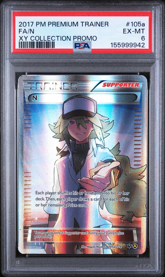 N - Pokemon Premium Trainer Xy Collection Promo #105a PSA 6