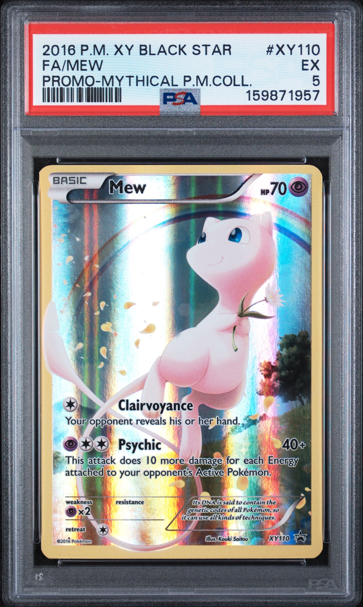 FA/MEW PROMO-MYTHICAL P.M.COLL. - Pokemon XY Promos #XY110 PSA 5
