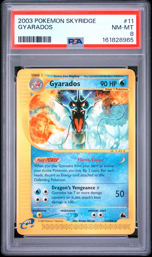 Gyarados - Pokemon Skyridge #11 PSA 8