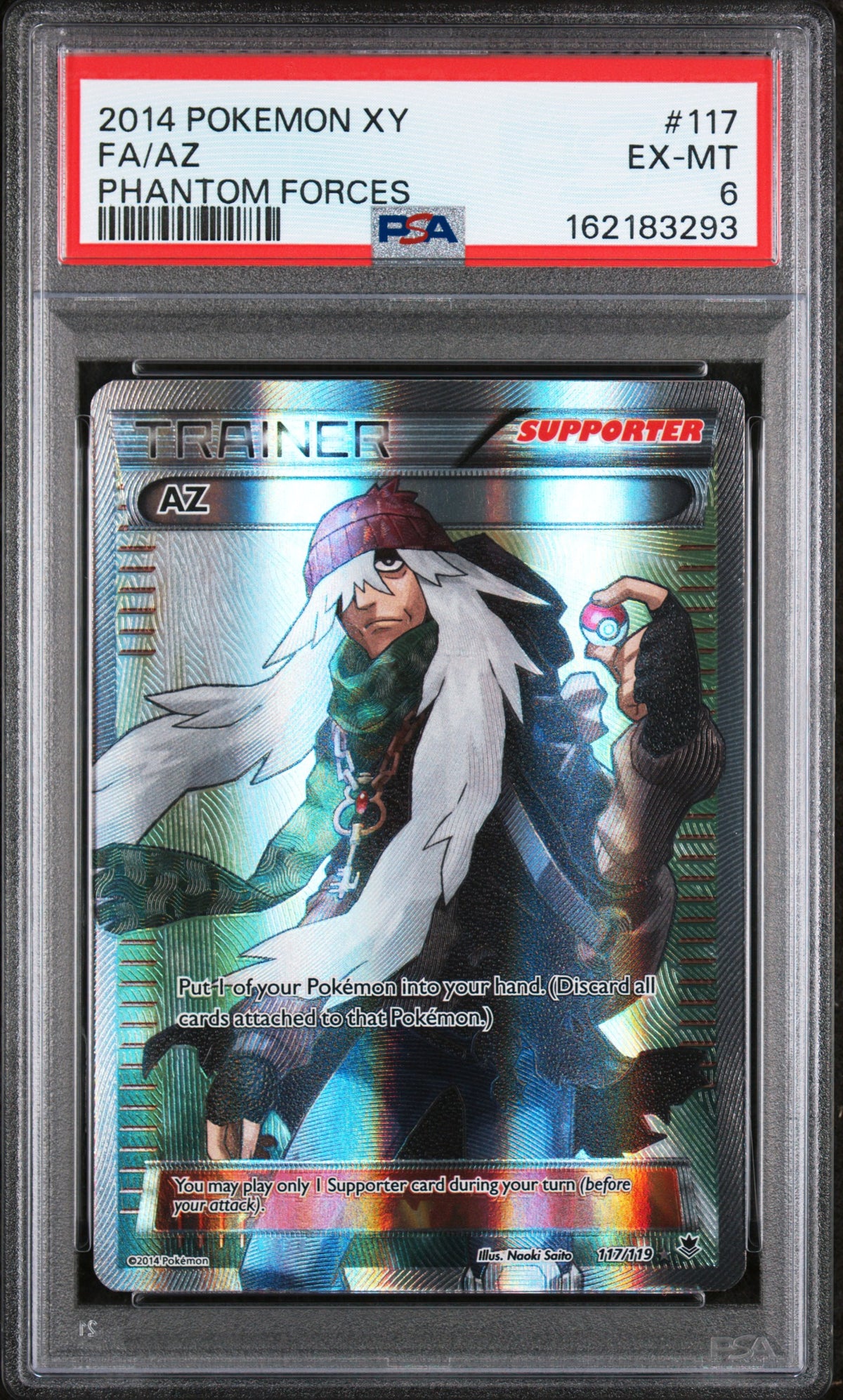 AZ - Pokemon Phantom Forces #117 PSA 6