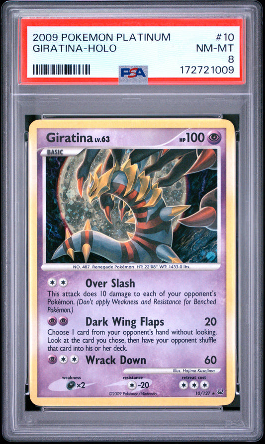 Giratina - Pokemon Platinum #10 PSA 8