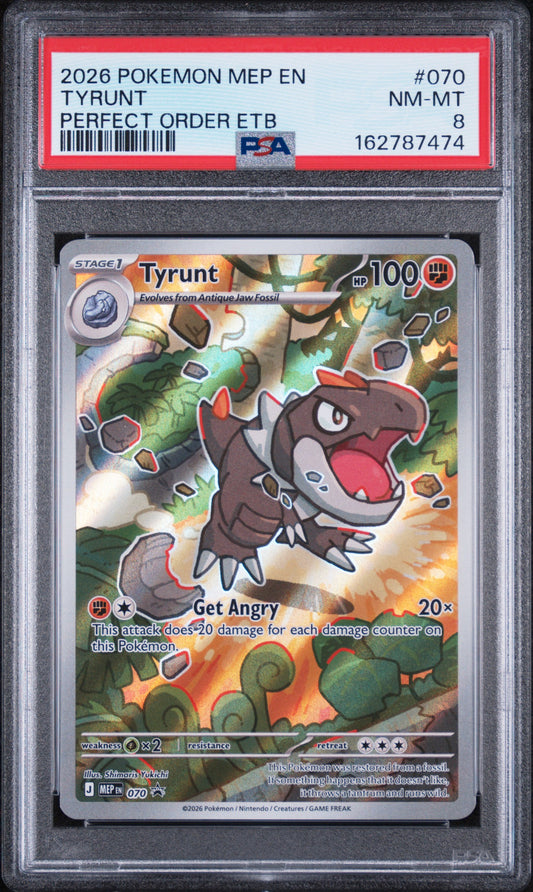 Tyrunt - Pokemon Mega Evolution Promos #070 PSA 8