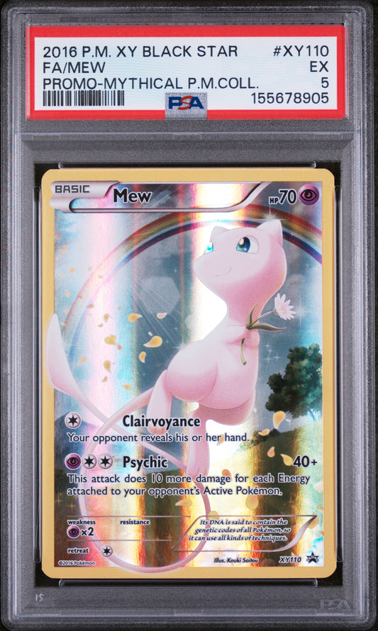 FA/MEW PROMO-MYTHICAL P.M.COLL. - Pokemon XY Promos #XY110 PSA 5