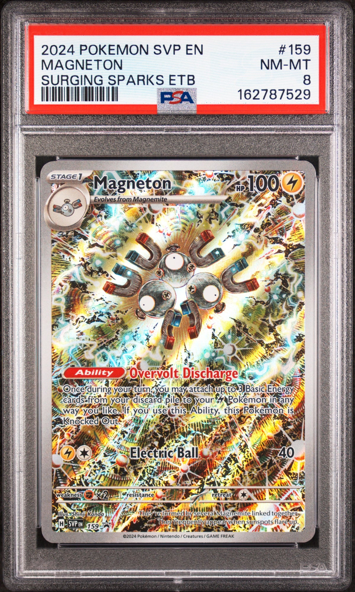 Magneton - Pokemon Scarlet & Violet Promos #159 PSA 8