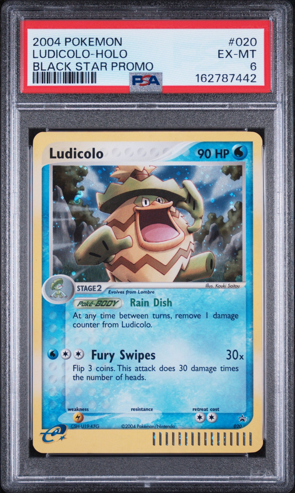 Ludicolo - Pokemon Promo #020 PSA 6