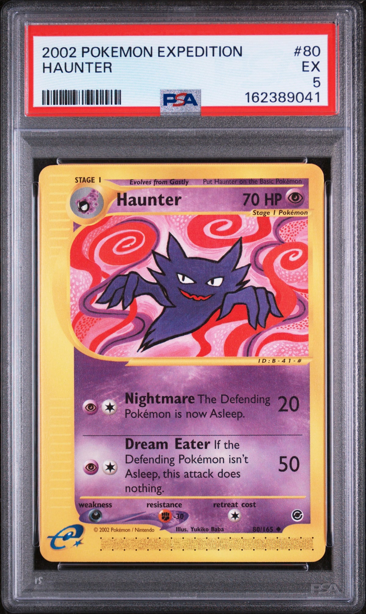 HAUNTER - Pokemon Expedition #80 PSA 5