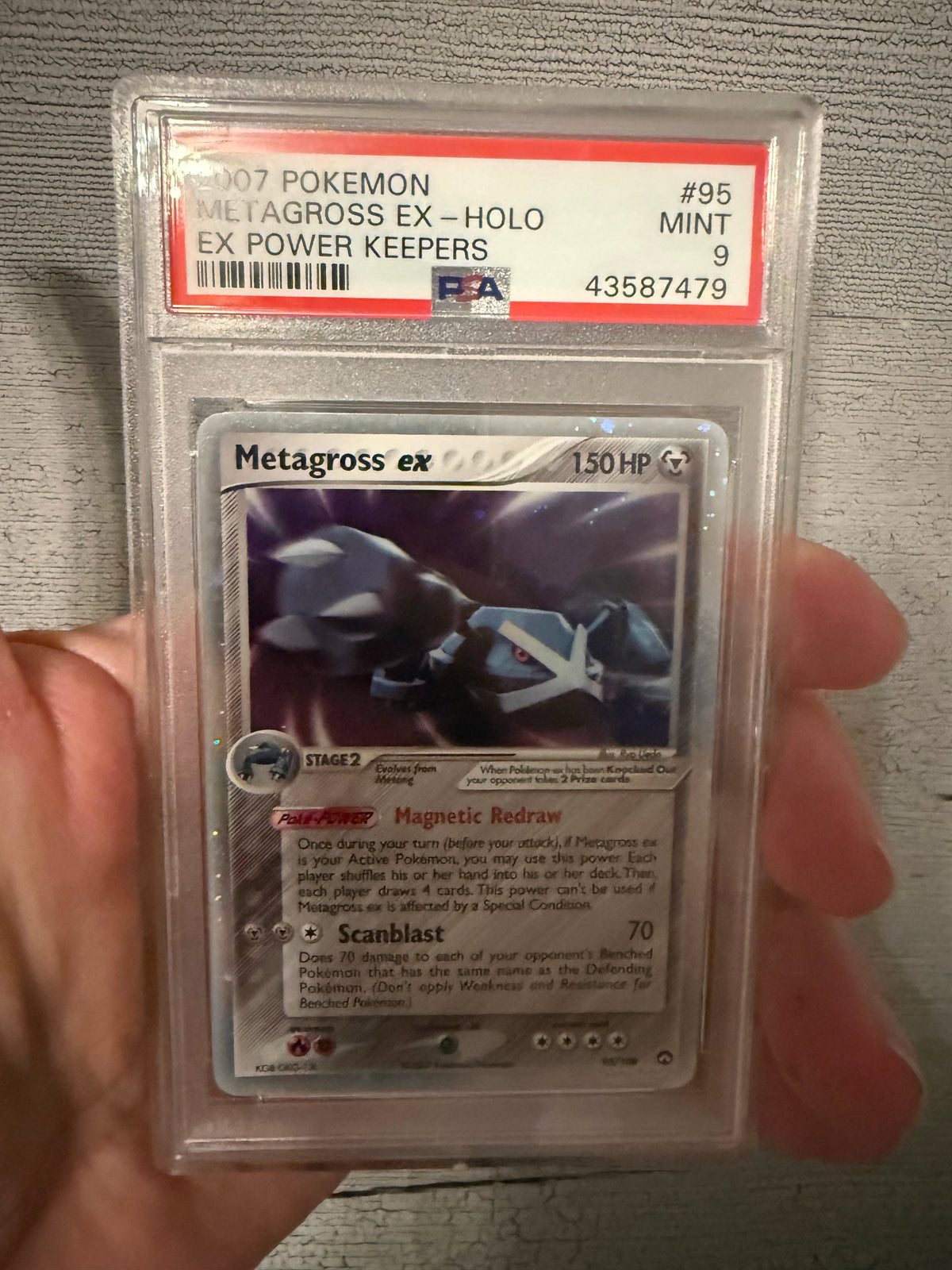 Metagross EX - Pokemon Power Keepers #95 PSA 9