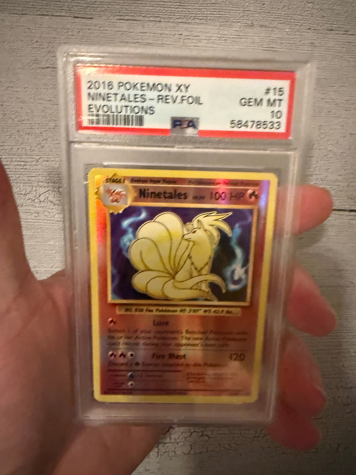 Ninetales [Reverse Holo] - Pokemon Evolutions #15 PSA 10
