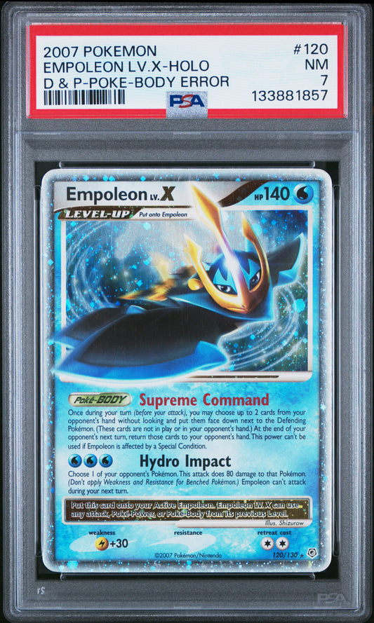 Empoleon LV. X - Pokemon Diamond & Pearl #120 PSA 7