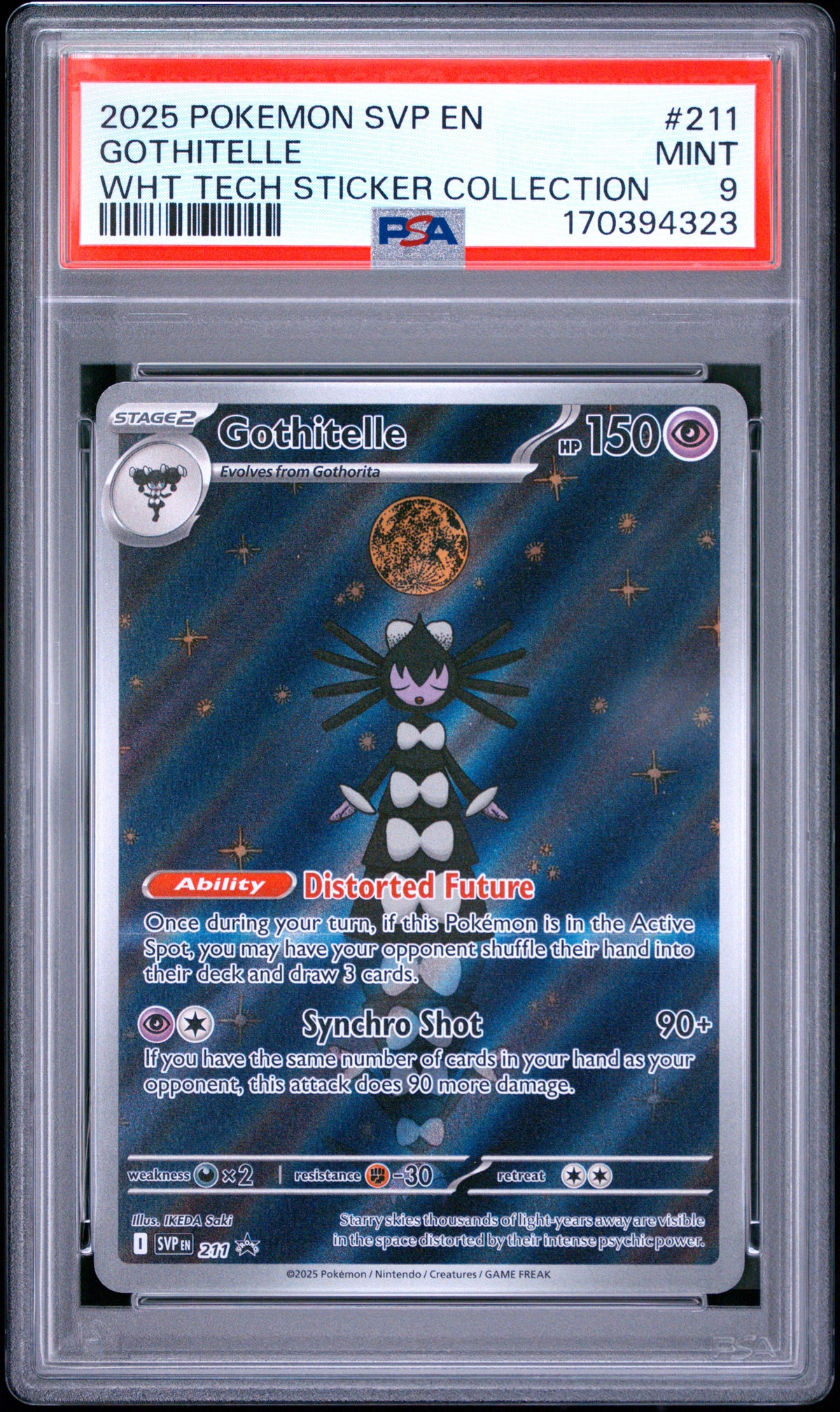 Gothitelle - Pokemon Svp En-Sv Black Star Promo #211 PSA 9