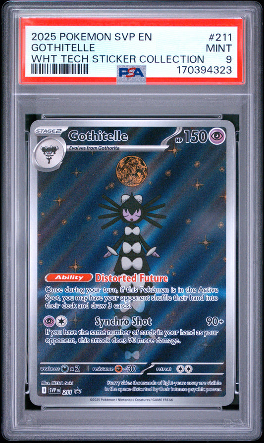 Gothitelle - Pokemon Svp En-Sv Black Star Promo #211 PSA 9